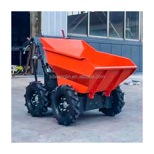 350kg <span class=keywords><strong>Brouette</strong></span> Self Loader Mini Dumper avec Moteur EPA Mini Transporter Track Carrier avec Basculement Hydraulique - Product Image 5
