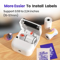 Mesin Transfer Tato Mini AI HD, Printer Pola Kecil Termal untuk Mesin Memo Portabel