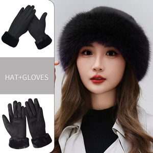 Wholesale Mongolian Faux Fur Twill Ski Cap <b>Winter</b> <b>Hat</b> Warm Cozy Earflap for <b>Women</b> Vintage Street Style Outdoor Snow - Product Image 3