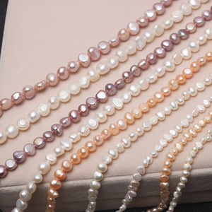 Venta al por mayor de accesorios para hacer joyas DIY, perlas sueltas de varios tamaños con luz de dos caras naturales de agua dulce a la moda