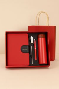 Regalo de Agradecimiento para Clientes de Lujo - Set Corporativo con Botella de Vacío, Cuaderno de PU y Bolígrafo Metálico - Product Image 4