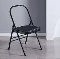 Chaise de yoga épaissie, chaise d'assistance Iyengar, chaise de yoga à surface en PU, chaise auxiliaire, chaise pliante