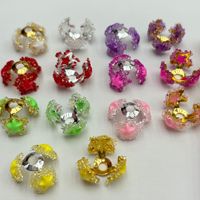 Perles de cristal pentagramme torique robustes, en alliage, avec revêtement sucré, pour la fabrication de bijoux DIY (bracelets, colliers)