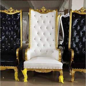 Sillón de Boda Blanco para Novios LG20171113-2, Silla de Trono para Fiestas y Mesa de Mármol - Product Image 3