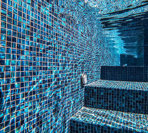 Cerámica playa Hotel <span class=keywords><strong>piscina</strong></span> mosaico azulejo inyección de tinta piedra verde esmaltado al aire libre <span class=keywords><strong>piscina</strong></span> baño <span class=keywords><strong>Fondo</strong></span> pared mosaico azulejo - Product Image 4