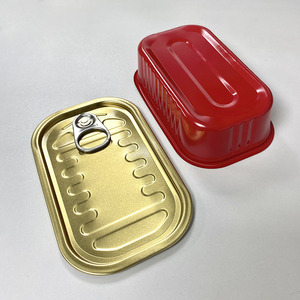Fabricante de Envases Metálicos, Latas de Hojalata Vacías de Grado Alimenticio, Latas Rectangulares de 2 Piezas de 1/4 de Litro, 125g, para Sardinas, Personalizadas - Product Image 6