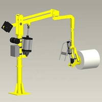 Rouleau de bobine de papier plastique, équipement de maintenance pneumatique, pour emballage de rouleaux, bobine de papier, pièces