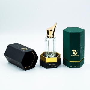Caja de Regalo de Cartón Rígido Hexagonal de Lujo Personalizada con Inserto de Espuma para Perfume y Cosméticos - Product Image 3
