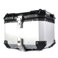 Boîtes arrière de moto en aluminium étanches, marque OEM, différentes tailles 25L/32L/45L/55L/65L/80L, garantie 3 mois, bagages latéraux