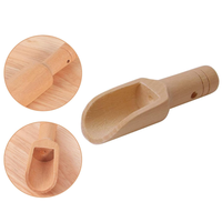 Petites cuillères courtes en bois de bambou pour cuisiner et mesurer Mini cuillères pour le buffet de sel et de bonbons de bain pour le thé Autres boissons