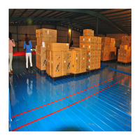 Système de plancher en mezzanine à 2 niveaux HUAWU 1000 kg/m² en acier Q235, protégé contre la corrosion, revêtement en poudre électrostatique, plateforme d'entrepôt