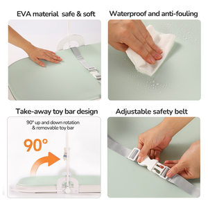 100% không thấm nước wipeable xách tay bé thay đổi Pad thoải mái EVA thay đổi Mat bọt cho tủ quần áo bao gồm Bìa - Product Image 3