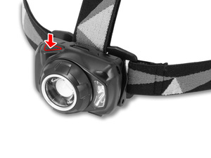 Linterna Frontal LED de Doble Combustible, Súper Brillante, 635 Lúmenes, Control de Enfoque, Batería Recargable, Resistente al Agua IP65, Haz Ajustable de 2 m - Product Image 5