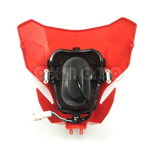 Supermoto faro delantero 12V plástico Dirt Bike faro carenado para <span class=keywords><strong>Honda</strong></span> <span class=keywords><strong>CRF450L</strong></span> CRF450XR 2019-2020 - Product Image 3