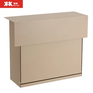 Modern Style Secured Postbox Galvanized Steel Letter Box Mailboxes
