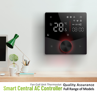 Thermostat numérique WiFi avec bouton intelligent Programmable Dimmable Light Color Voice Control for Home Automation