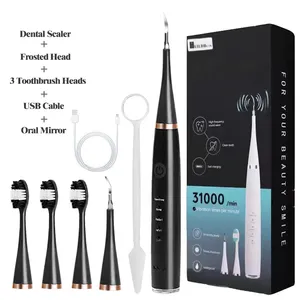 2023 portátil sem fio recarregável dental ultra-scalper usb gel branqueamento ferramenta dentes tártaro cálculo removedor tártaro