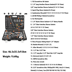<span class=keywords><strong>123Pcs</strong></span> Tay Công Cụ Thiết Lập Cờ Lê Tự Động Sửa Chữa Hội Thảo Công Cụ Chuyên Nghiệp Cơ Khí Dụng Cụ Tay Hộp Thiết Lập Với Ratchet Cờ Lê Thiết Lập - Product Image 2