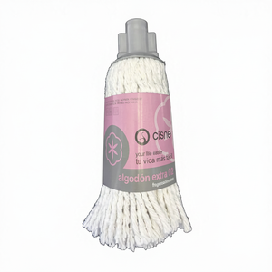 Mopa Húmeda de Algodón Blanco 165 Grs (Caja de 30 Unidades) Alta Calidad y Larga Duración - Product Image 2