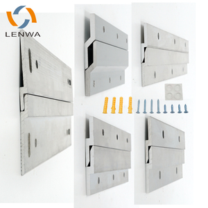 Clip Metálico en Z Preperforado de Aluminio LENWA <span class=keywords><strong>Baiwei</strong></span>, Soporte de Aluminio para Listones Divididos Bunnings - Product Image 2