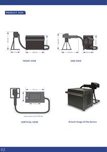 Yaomatec Mini <strong>Portable</strong> 20W/30W Handheld Laser Printer Deep <strong>Engraving</strong> Marking <strong>Machine</strong> for Metals Wooden and Hard Plastic - Product Image 4