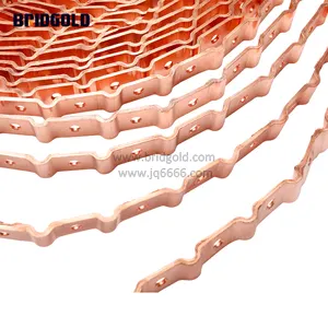 Liaison flexible en cuivre stratifié pour connexion au sol, connecteur stratifié pv à l'industrie