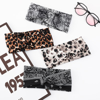 Bandeau de sport européen et américain de couleur bonbon pour femmes Bandeau de yoga en coton élastique croisé torsadé pour femmes