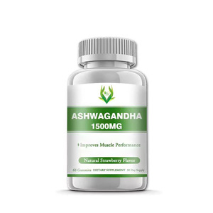 Customized Flavors Ashwagandha Gummies Supports Muscle Performance Natural <b>Supplements</b> for Vitality Enhancement - Product Image 1