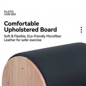Baril d'escalade Pilates multifonctionnel en <span class=keywords><strong>bois</strong></span> d'érable, écologique, durable et réglable, pour l'entraînement de renforcement du tronc en studio - Product Image 3