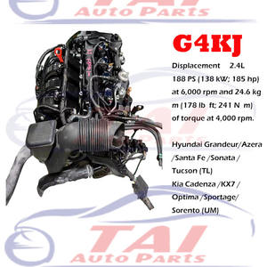 Original usado completo G4KJ motor para <span class=keywords><strong>Hyundai</strong></span> Sonata-YF Tucson Santa-Fe - Product Image 2