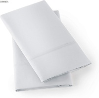 Maigalan — housse de coussin 100% coton, taie d'oreiller blanche unie, style enveloppe