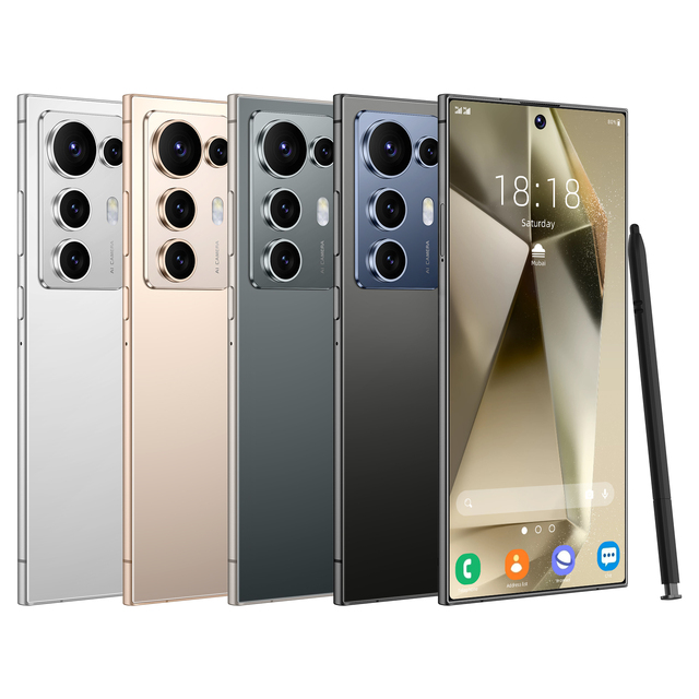 2025 New Global Unlocked 5G Smartphone with Android 14 Mobile Phones Dual SIM Card Cellphone