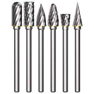 Lot de 3*6 Fraiseuses rotatives en carbure de tungstène pour le travail du bois, têtes de meulage en carbure, alésoirs, fraises de finition - Disques de meulage - Product Image 1