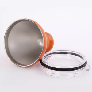 Custom Molded 304 Stainless Steel Martini Glass 201-300ml Double Wall Cocktail Glass For Cocktail Party - Product Image 4