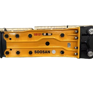 Martillo hidráulico SOOSAN SB 121 tipo TOP adecuado para excavadoras pesadas con 28-35 toneladas para construcción y demolición - Product Image 1