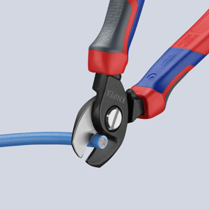 KNIPEX 95 12 165 SB กรรไกรตัดสายเคเบิลพร้อมด้ามจับแบบสบายมือ ขัดเงา 165 มม. - Product Image 2