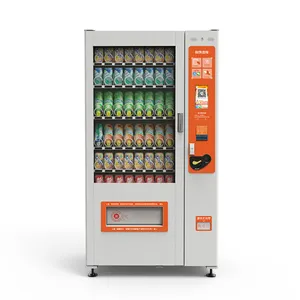 Máy bán hàng tự động với Locker Combo Snack và đồ uống Dispenser