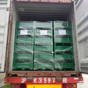 ציפוי אבקה מותאם אישית כחול כבד מתכת לוגיסטיקה stackable אחסון פלדה ערמה מיכל מזרן - Product Image 6