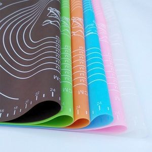 Tapis de cuisson en silicone écologique de haute qualité, non toxique, pour pétrir la pâte, tapis de cuisson au four en silicone - Product Image 6