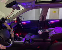 Kit d'éclairage d'ambiance à ruban pour Toyota RAV4 Wildlander 2020-2026, bande LED intérieure, contrôle par application, 24 lumières, couleur fantôme
