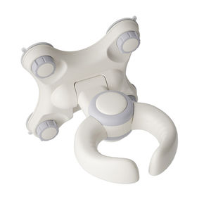 Support de bain mural pliable pour bébé avec hauteur réglable et antidérapant pour le bain des nourrissons et des tout-petits - Product Image 1