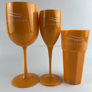 Sáo Rượu Vang Trắng/Sâm Panh Hoa Tulip Thanh Lịch Bằng Nhựa - Product Image 1