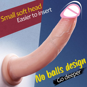 Consolador realista juguetes adultos para mujeres Estimulación del punto G pene artificial con ventosa masturbador anal vaginal femenino - Product Image 3