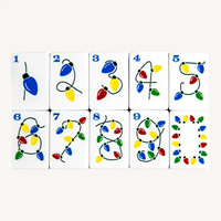 Fichas de Mahjong de Cristal Grabadas, Ecológicas y Duraderas, Brillantes, para 160 Piezas, Ideales para Cenas Navideñas, Directo de Fábrica