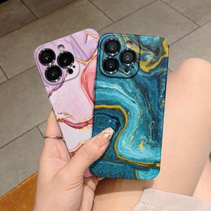 Marble Pattern Magnetic Wireless <strong>Charging</strong> Phone Case Gilt <strong>Halo</strong> Dyed Texture Case for Iphone 14 11 12 13 for Iphone 15 Pro Max - Product Image 3