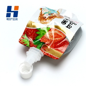 Custom Printed Shaped PET Aluminum Foil Baby Food Bag Stand Liquid Jelly Juice Spout <strong>Pouch</strong> for <strong>Milk</strong> and Beverage Packaging - Product Image 5