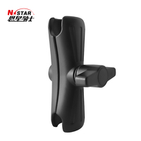 D-201U 22 cm Double prise bras 2.25 pouces boule adaptateur industriel agricole machines navigateur bras de montage 2.25 pouces support de voiture