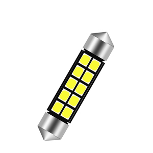 Lumière de toit de voiture double pointe rouge bleu jaune 12V 24V 31mm 36mm 39mm 41mm Ampoule de lecture intérieure colorée pour plaque d'immatriculation et éclairage intérieur - Product Image 4