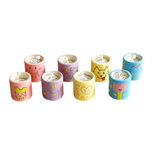 Vela Aromática de Cerámica Hecha a Mano, Linda Taza de Dopamina, Decoración para el Hogar, Regalo - Product Image 5