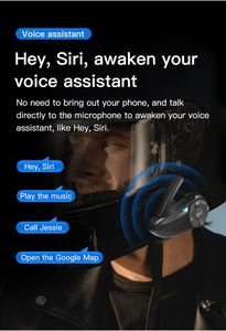 Auriculares Bluetooth para casco de motocicleta <span class=keywords><strong>EJEAS</strong></span> <span class=keywords><strong>Q7</strong></span> para intercomunicador de 2 conductores - Product Image 3